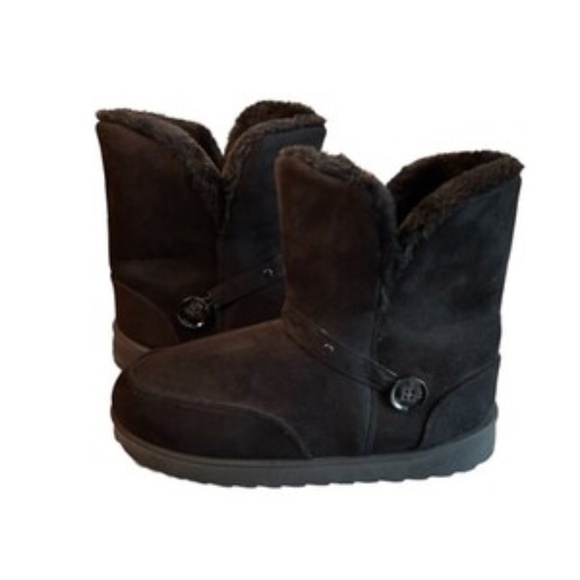 Cloudwalkers Womens Slip On Cold Weather Boots Size 9 Black - Picture 9 of 9